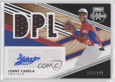 2020 Elite Extra Edition DPL Material Signatures Black Lenny Carela Auto 0g4