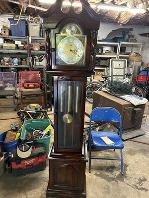 Ridgeway tempus fugit Grandfather Clock Model QE 138 | eBay