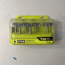 RYOBI A9FS7 Forstner Bit Set 7 Pieces  With Hard Case Z21