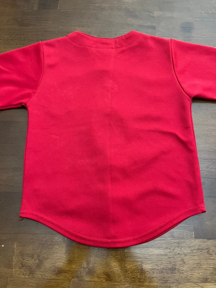 Camiseta Majestic MLB Boston Red Sox niño pequeño talla 4T Foto 3 de 4