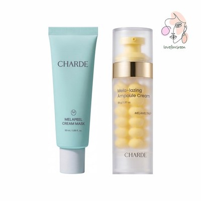 CHARDE Melapeel Cream Mask 50ml + Mela-lazing Ampoule Cream 56g (K-Beauty)