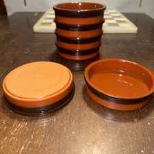 ARBRESA Terracotta Flan Dishes, Ramekin, Creme Brulee Pottery Made in Spain -6