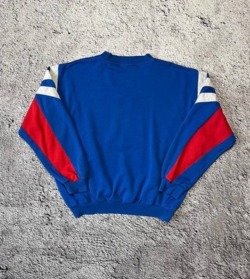 Adidas FC Bayern Munich Vintage Sweatshirt Blue Red Crewneck Retro