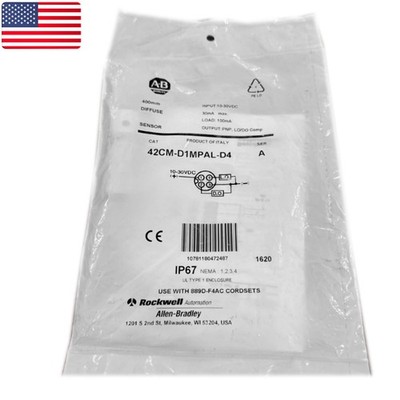 1PCS New Allen Bradley 42CM-D1MPAL-D4 Proximity Switch Sensor 18mm 4-pin