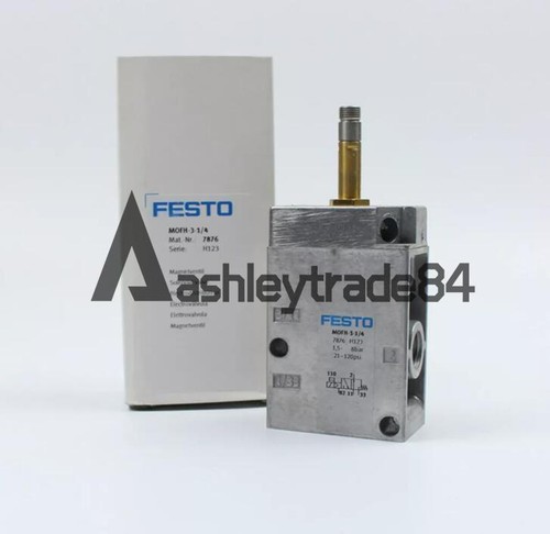 1PC New MOFH-3-1/4 7876 Festo MOFH314 Solenoid Valve . - Picture 3 of 7