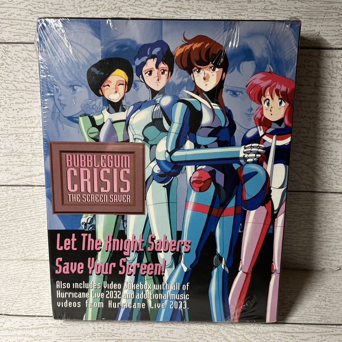 Bubblegum Crisis Screen Saver PC Engine CD-ROM Vtg Japanese Bubblegum Crisis Screen Saver PC Engine CD-ROM Vtg Japanese
