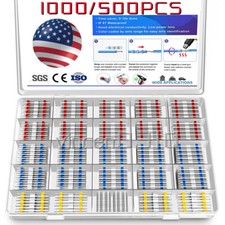 1000Pcs Solder Seal Sleeve Heat Shrink Butt Wire Connectors Terminals Waterproof
