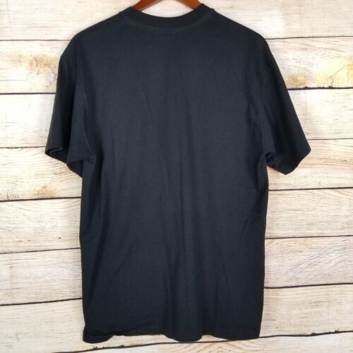 Vintage Single Stitch Shirt M L schwarz Weißschwanz Hirsch Grafikdruck XCIII Wildside 90 - Bild 5 von 5