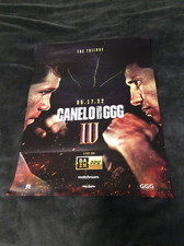 BOXING PPV POSTER CANELO ALVAREZ VS GGG III 3 SIZE 18x24 THE TRILOGY 9/17/2022!!