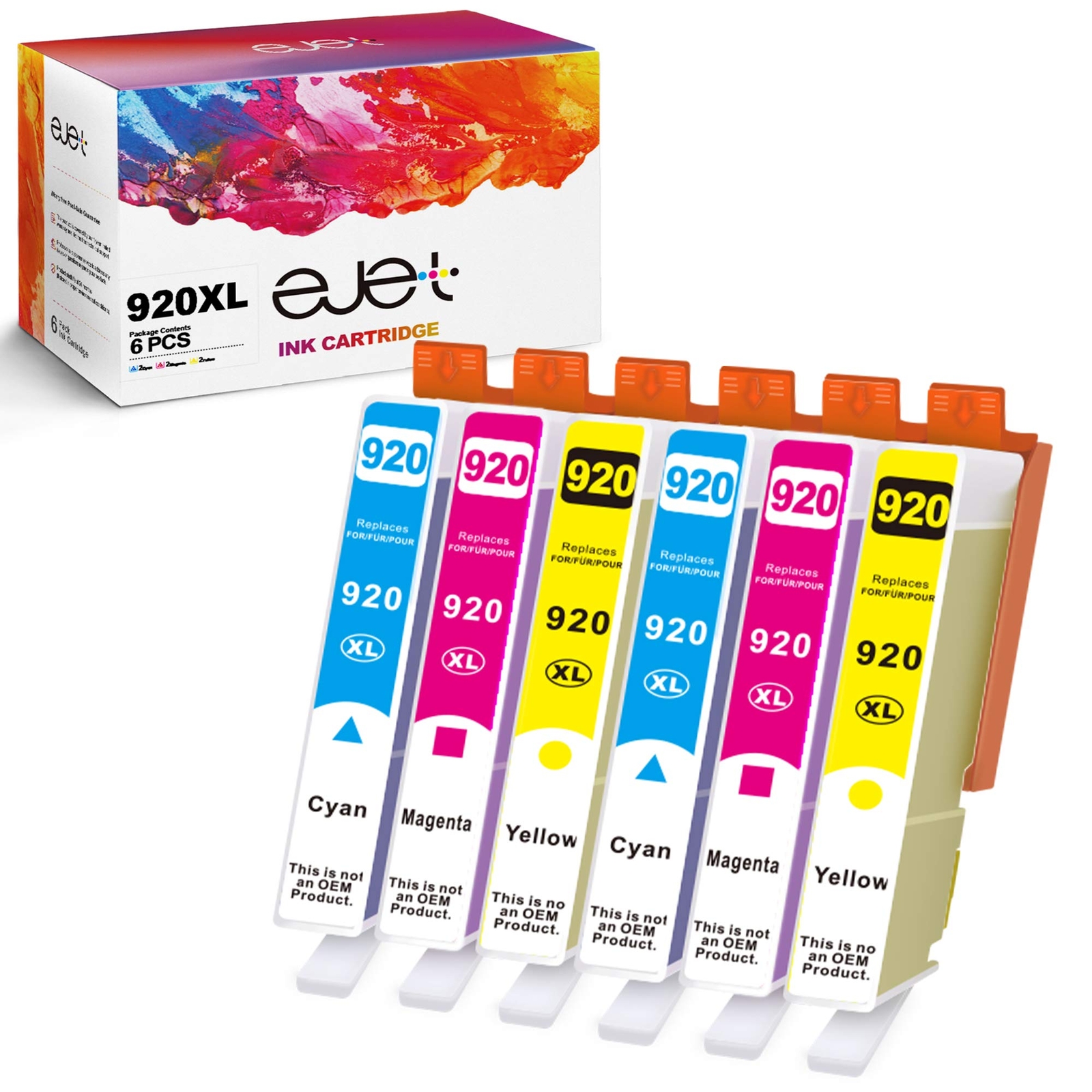 Compatible Ink Cartridge Replacement for HP 920XL 920 XL to use with Officeje...