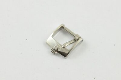 ROLEX LEDER ARMBAND DORNSCHLIESSE CLASP BUCKLE 14MM STAHL