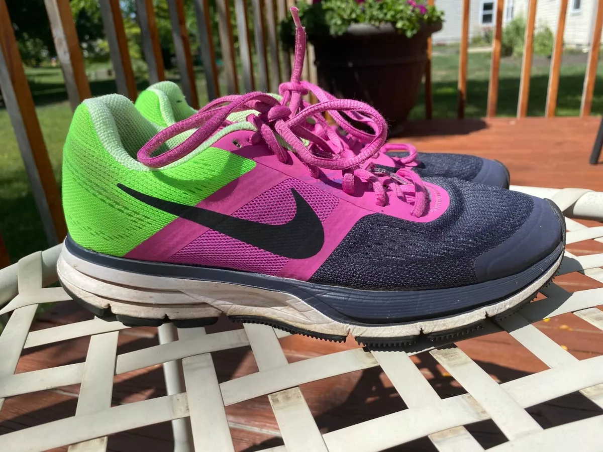 Nike Air Zoom Pegasus 30 Women s Running Shoes Pink Candy Apple Green Size 9.5