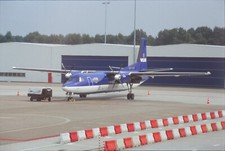 Dia OO-VLM Fokker 50 VLM Airlines Flugzeug 35mm ungerahmt O45-7-2