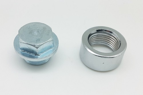 O2 Sensor Steel Weld Bung with Plug For Car Muffler Exhaust, Size M18x1.5 - Picture 3 of 5
