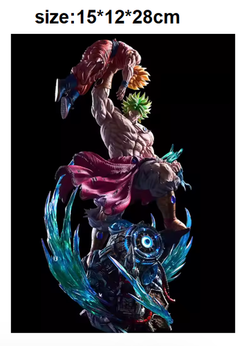 Dragon Ball Anime Figure Broli Vs Goku 28 cm Broly Statuina PVC Gk Statua Modello - Foto 2 di 24