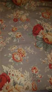 sanctuary drapery waverly clay yard printed cotton fabric rose