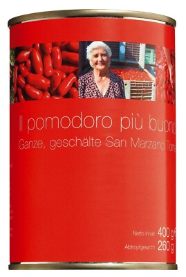 24 Dosen San Marzano Tomaten (400/260g) ganz & geschält Top Qualität