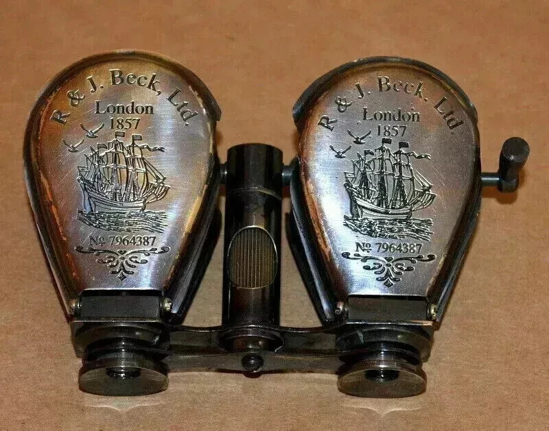 Antique Maritime Brass Monocular Binocular Vintage Nautical spyglass Monocular - Image 4 of 4