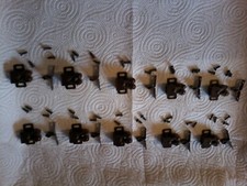 BN. 10 x Roller Catches, Cupboard, Cabin, Latch, Caravan, Boat. Bronze Tone.