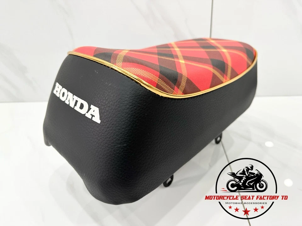 Bicicleta Monkey Honda Z50 JDM 1968-1971 nuevo asiento dorado tartán Z50A Z50Z Z50 K0-K2. Foto 4 de 4