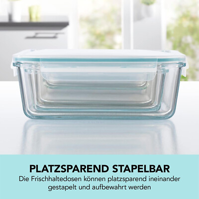 maxxworld GOURMETmaxx 8tlg. Glas-Frischhaltedosen online kaufen | eBay 