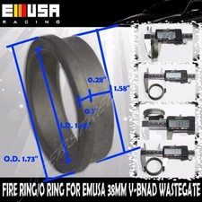 Fire Ring/ O Ring for Emusa 38mm V-band wastegate Valve Seat Ring / Flange