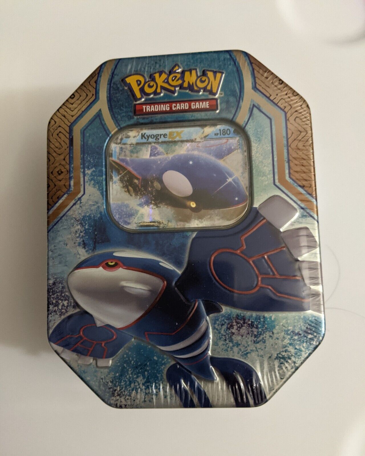 2015 Pokemon XY ~Legends of Hoenn~ Kyogre EX Collector Tin Factory Sealed