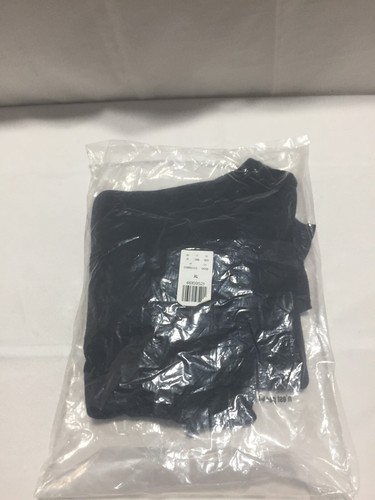 P469 EXPRESS Color Block Merino Wool Sweater Polo Black/Gray Mens Size XL - Picture 11 of 11