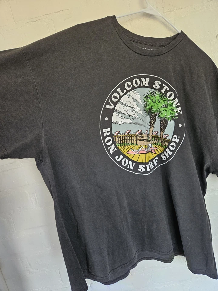 Volcom x Ron Jon Surf Farm To Yarn Organic Cotton T-Shirt Adult ONE SIZE - Rare - Image 3 of 4