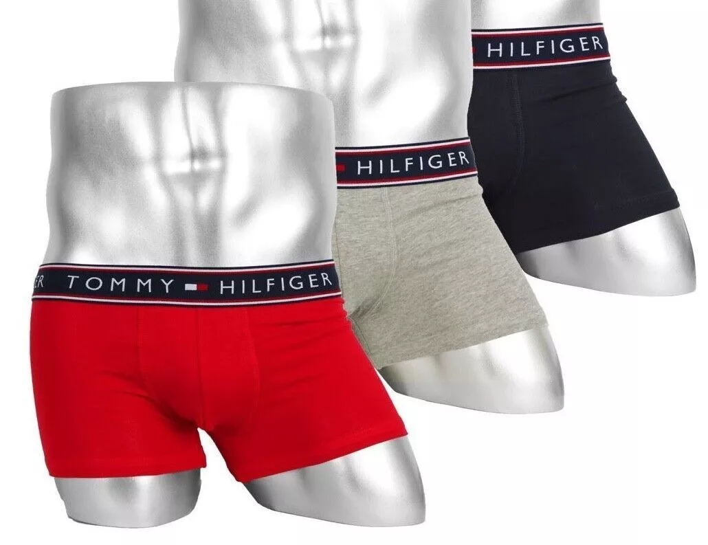 Men's Tommy Hilfiger Classic Cotton Trunks 3-Pack Underwear S XL