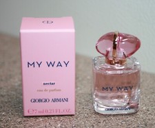 Giorgio Armani My Way NECTAR Eau de Parfum 0.23 oz /7mL Travel Size Mini Perfume