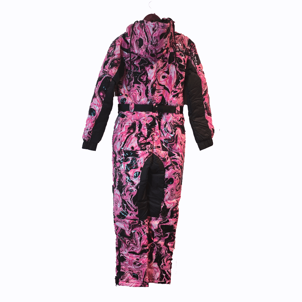 Dolls kill Club Exx Lady Acid Dimension Snow Bunny Puffer Snowsuit