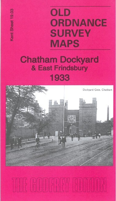 Chatham Dockyard & East Frindsbury 1933  Kent Sheet 19.03 by Pamela Taylor
