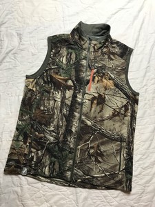 camo wool vest