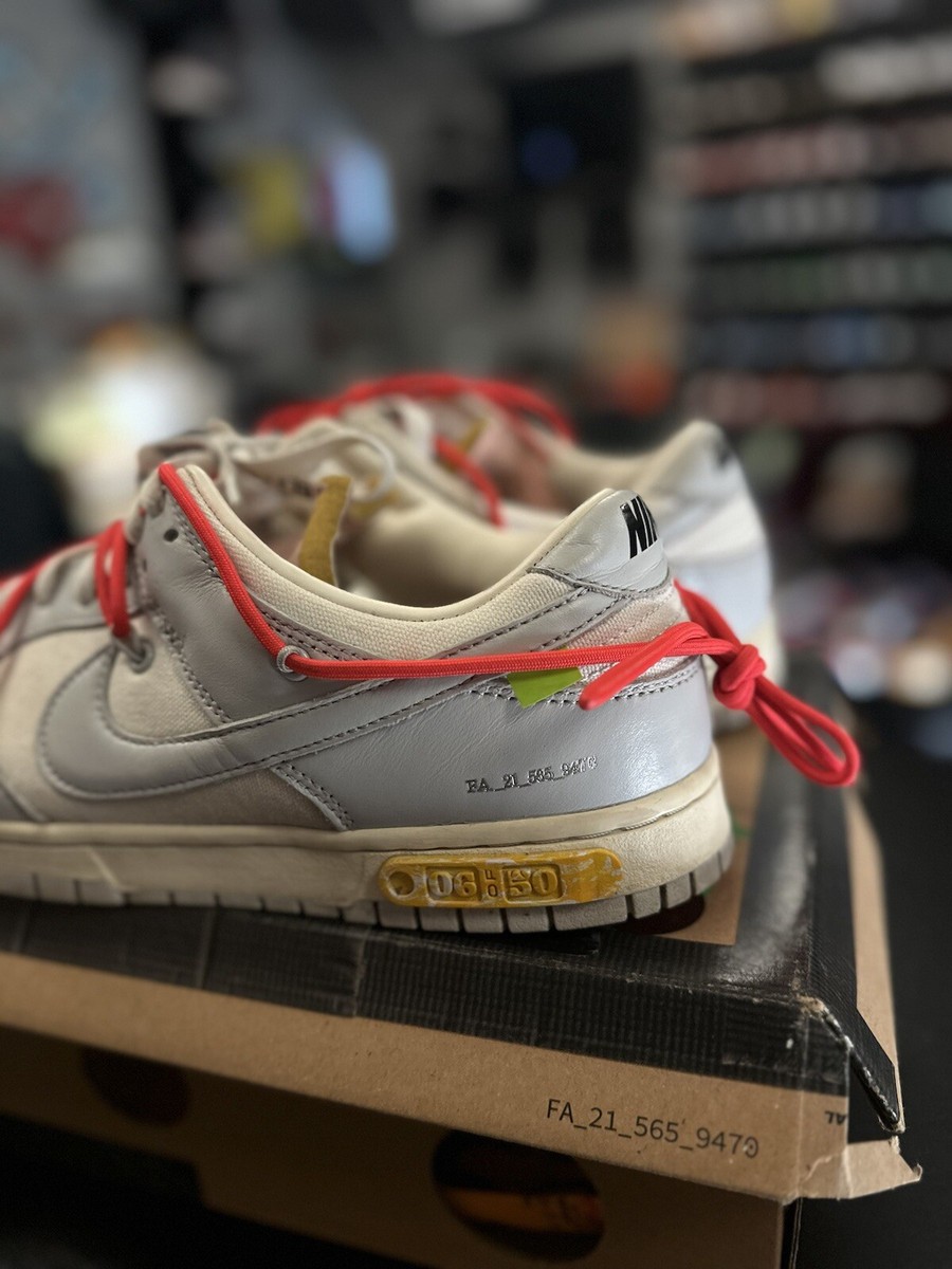 Size 11.5 - Nike Off-White x Dunk Low 06 of 50- DM1602-110 100