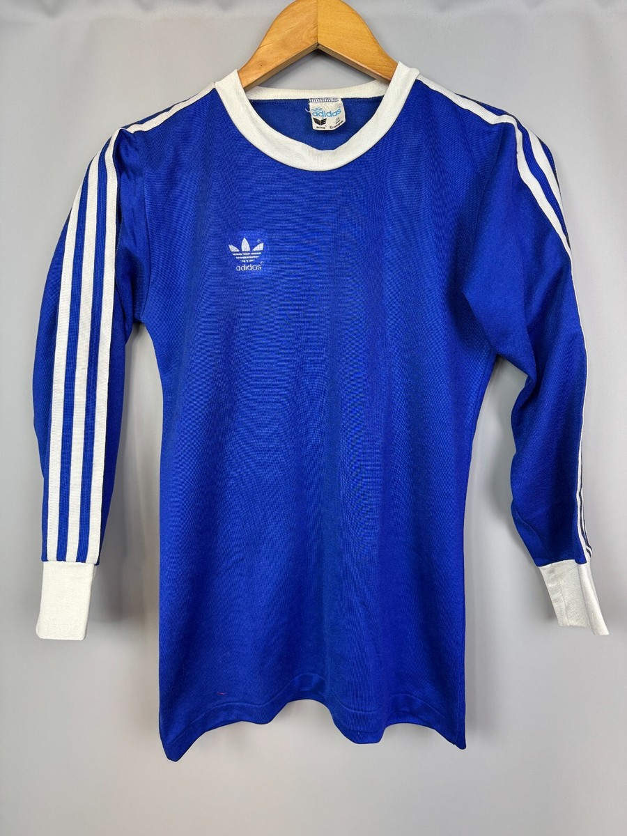 SCHALKE 1980's SHIRT JERSEY WEST GERMANY FOOTBALL SOCCER MENS