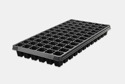 10 Standard Trays 72 Square Cells - Cells Depth 2.25'' by T.O. Plastics