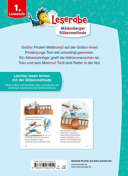 Thumbnail - Ravensburger Buch Leserabe Abenteuergeschichten Silbe Für Silbe Lesen