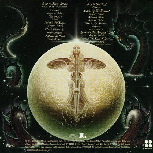 Kansas ~ The Point Of Know Return (1977) CD 2002 Epic / Legacy Records •• NEW •• - 第 2/3 張圖片