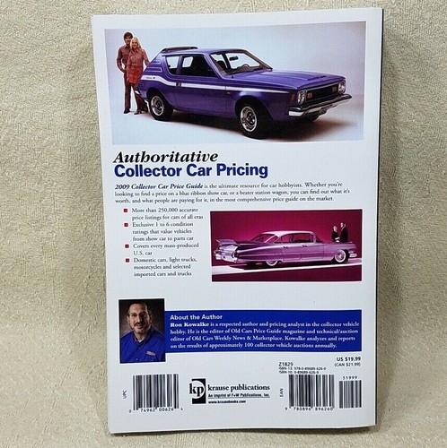 2009 COLLECTORS CAR PRICE GUIDE BY RON KOWALKE BOOK 3rd Edition - Picture 3 of 10