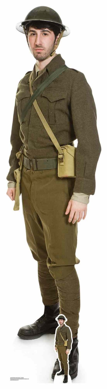 British World War 1 Soldier Cardboard Cutout / Standup / Standee - The Great War