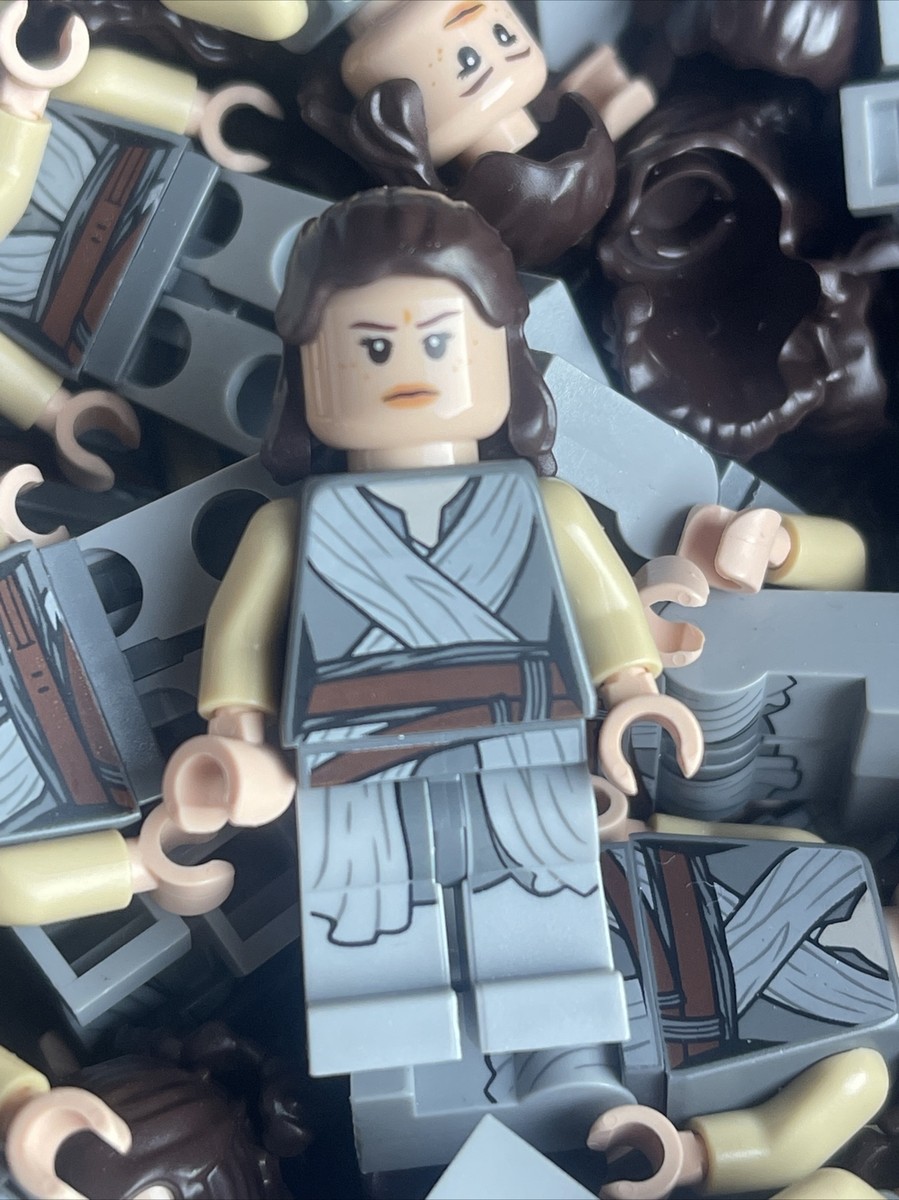 LEGO Rey Minifigure w/ Tied Robe 75189 75216 Star Wars Jedi (sw0866)