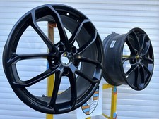 GENUINE Porsche Cayman 981 GT4 FRONT alloy wheels Spyder GT2 GT3 Boxster 718 982