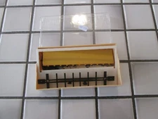 train miniature SL-SF FRISCO 42 foot bulkhead flat car HO scale