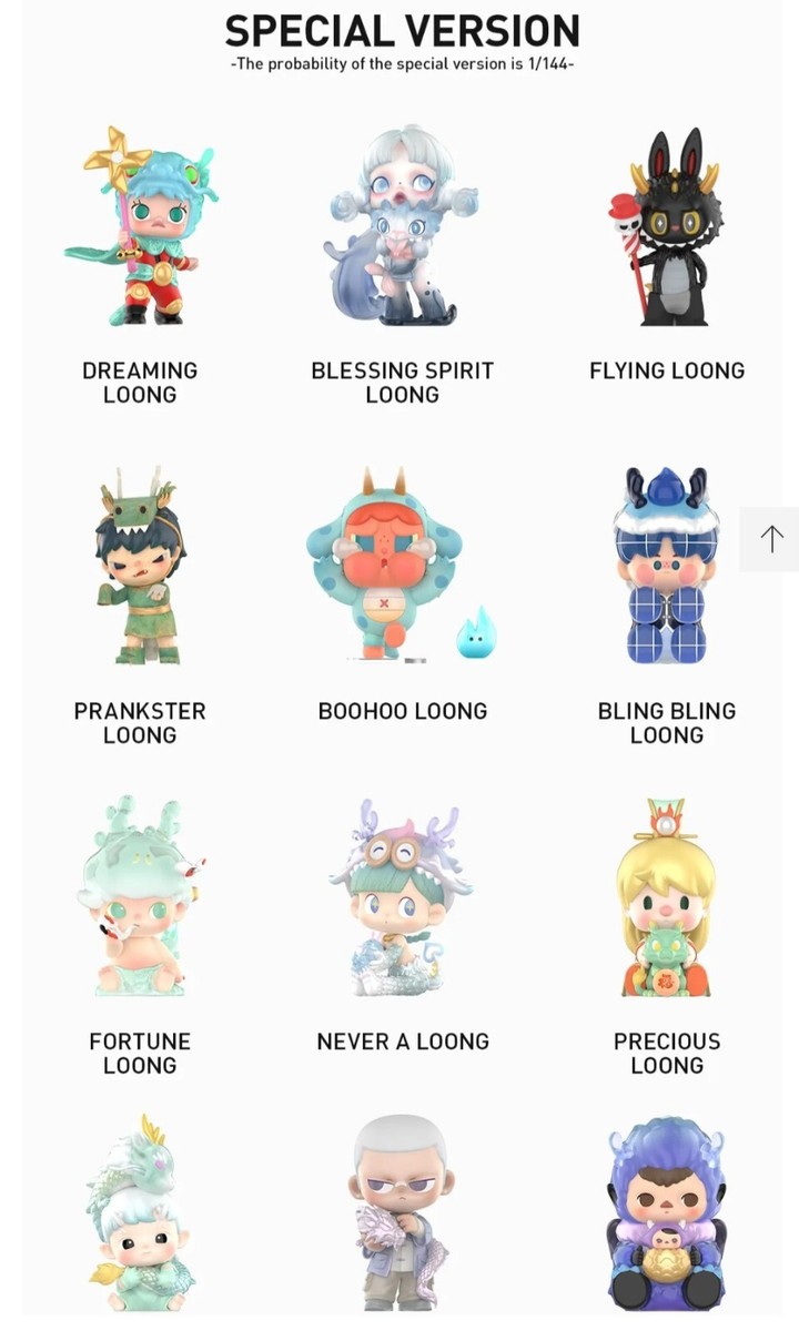 POP MART Loong Presents the Treasure Series~Fortune Loong(Special