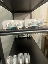 GE Datex Ohmeda Flow Sensor Holder And sensors TESTED - Avance & Aespire