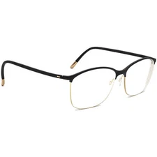 Silhouette Eyeglasses SPX 1575 20 6050 Titan Matte Black&Gold Austria 53[]16 135