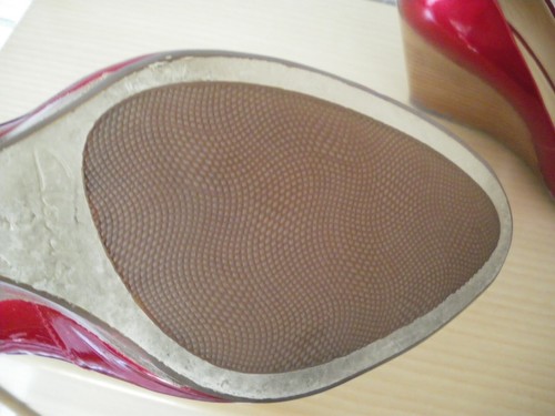 Lackleder rot - schicker Pumps Keilabsatz - Clarks - Gr. 5 - 37, 5- neuwertig - Bild 4 von 6