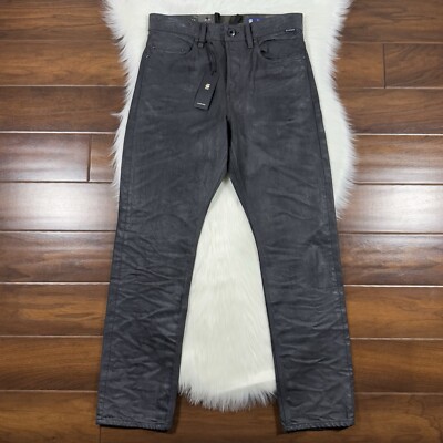 G-Star Raw Men's Size 29 X 30 Meteor Cobler Coated Triple A Regular Denim Jeans