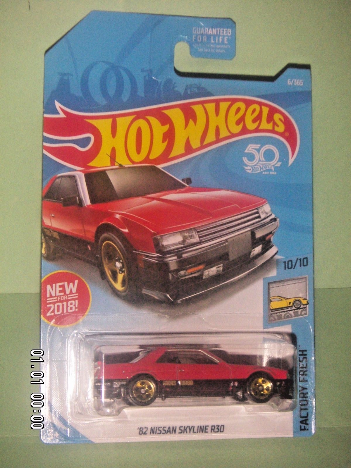 Hot Wheels 2018  '82 Nissan Skyline R30  Factory Fresh  1:64 scale  50th Anniv.